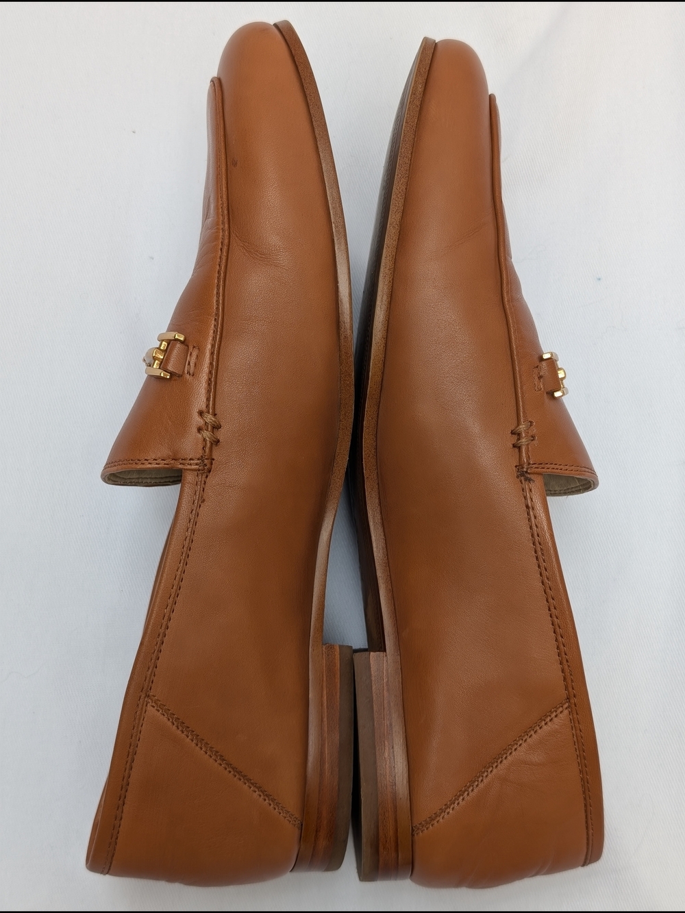 Sam Edelman Loraine Brown Leather Horsebit Loafers 9.5 - Picture 7 of 12